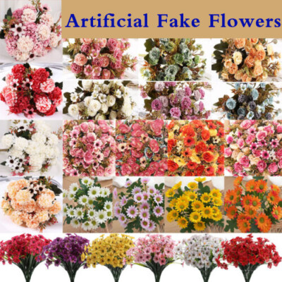 Künstliche Blumen Künstliche Rosenblüten Aus Kunststoff Uv-Beständig Für Die 