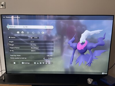 shiny darkrai pokemon legends arceus 