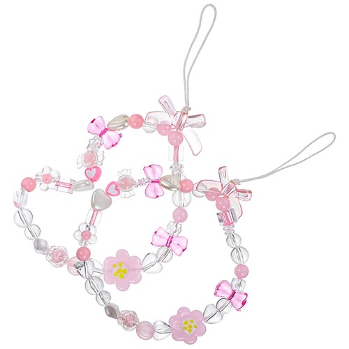 Phone Beaded Charm Phone Charm Strap Anti-lost Phone Chain Phone Wrist Rope - 第 9/12 張圖片