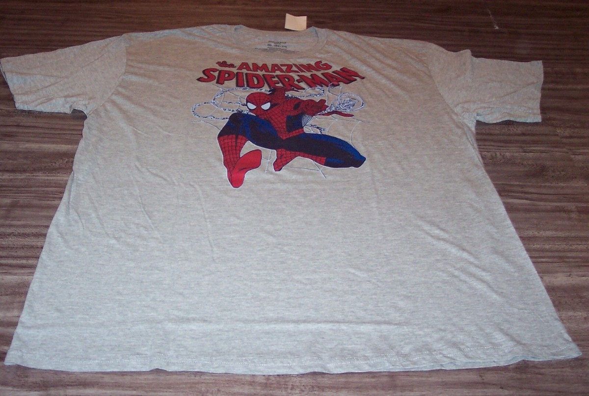 THE AMAZING SPIDER-MAN Spiderman T-Shirt MENS 2XL XXL NEW Marvel