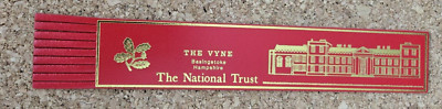   THE VYNE - BASINGSTOKE HAMPSHIRE   LESEZEICHEN   Leder *aus Sammlung* 046