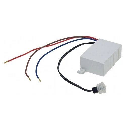 mini Einbau Dämmerungs-Sensor 230V IP44, einstellbar, Decken-Einbau Lichtsensor