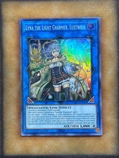 Yugioh Lyna the Light Charmer, Lustrous LIOV-EN049 Super Rare 1st Ed NM