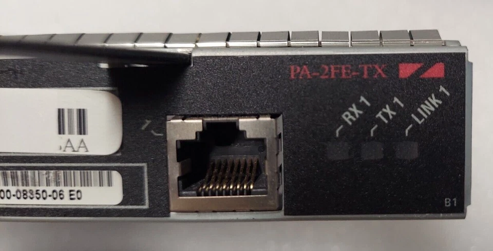 2x Cisco PA-2FE-TX 7500 2-Port 100Base-TX Fast Ethernet Port Adapter - Image 3 of 4