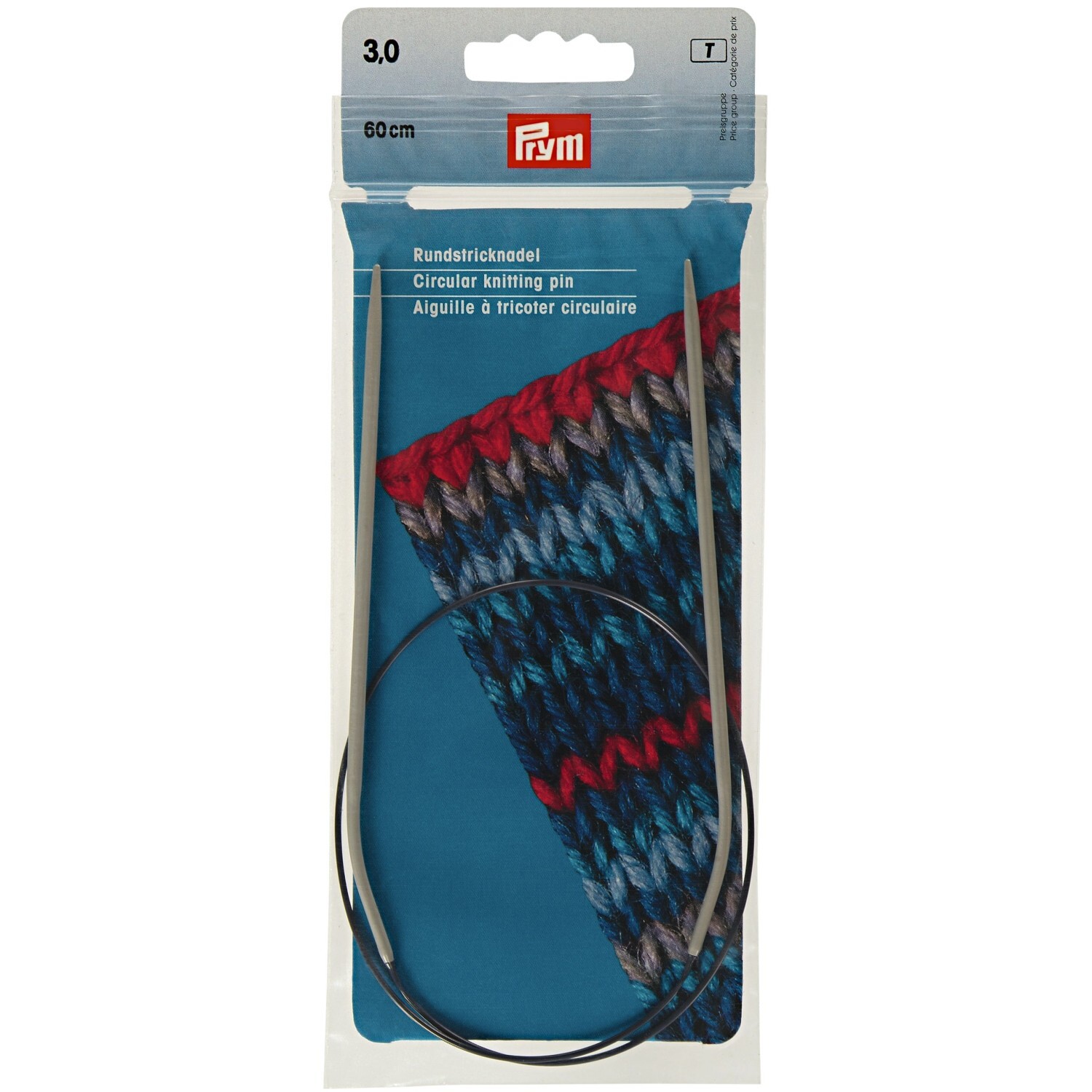 Circular Knitting Needle Aluminum by Prym | Size: 3mm/60cm