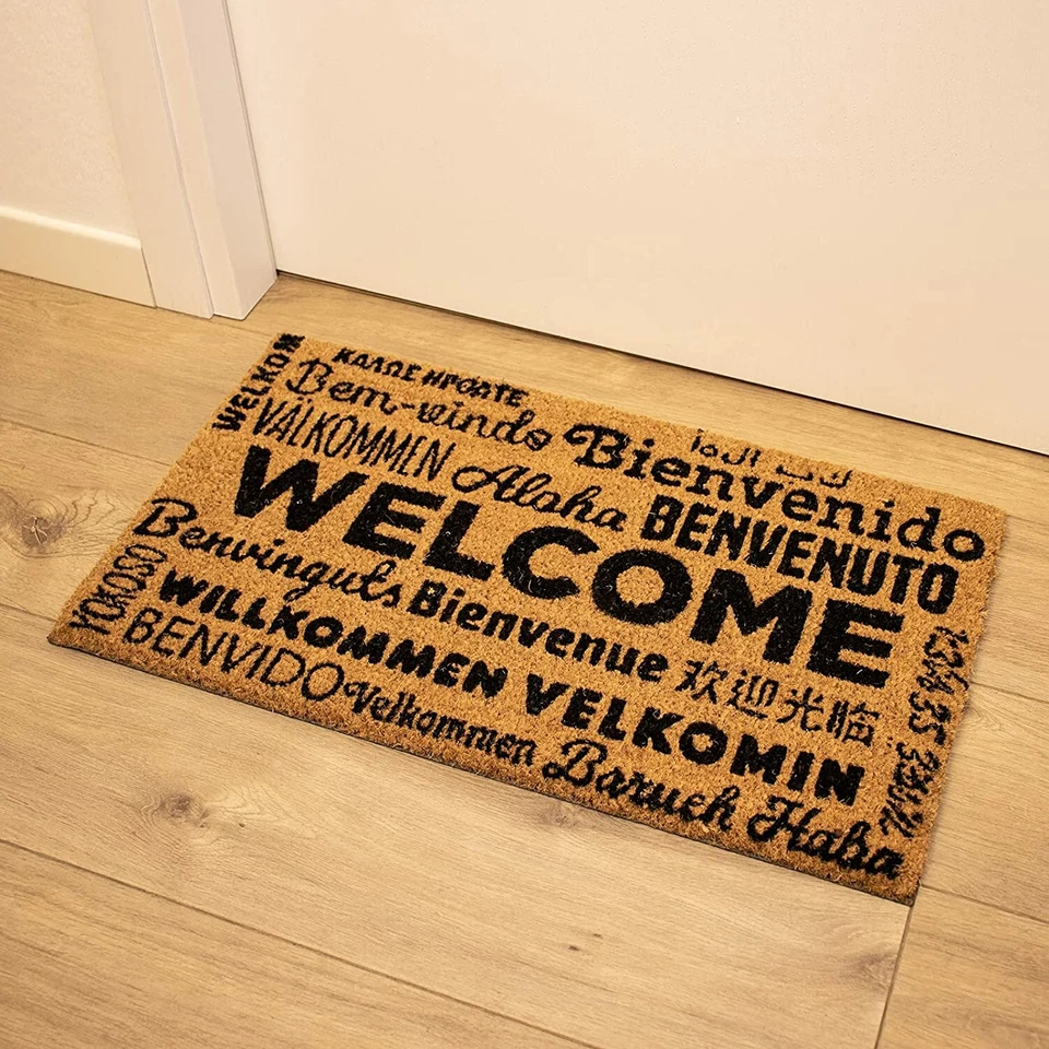 Paillasson Tapis d'entrée pour la Maison Pratique 70 x 40 cm Bon Accueil - Photo 2/4