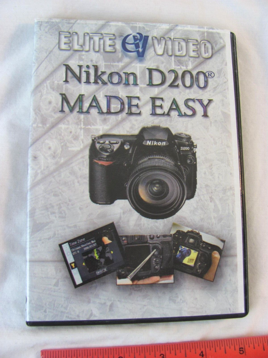 Nikon D200 Made Easy Elite Video DVD features functions lenses shooting