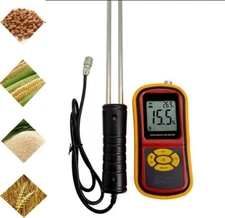 Portable Grain Moisture Temperature Tester Rice Wheat Corn etc Humidity Detector