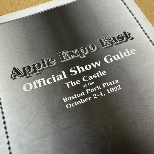 APPLE Computer Expo East SHOW GUIDE __ Brochure __ 1992 __ KODAK CLARIS... RARE