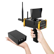 Long Range 3D Gold Silver Gem Diamond Metal Detector for Treasure Hunter LCD