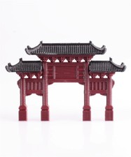 Chinese Memorial Archway Building Model Aquarium Landscape Bonsai Plastic Toys