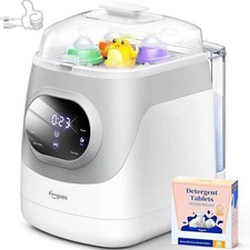 PINNGUSHI Baby Bottle Washer Pro, Sterilizer, Dryer Water-Filter, 5-in-One