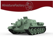 SSMODEL 1:1250 Soviet SU-122 Self-Propelled Gun 6pcs