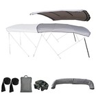 4 Bow Bimini Top Replacement Cover, 600D Durable Marine Grade Bimini Replacem.