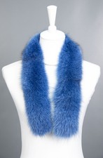 1657 US TARIFFS INCLUDED GLAMOROUS REAL BLUE FOX COAT FUR JACKET STOLE BEAUTIFUL