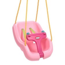 Little Tikes 2-in-1 Snug n Secure Toddler/Bucket Swing - Pink