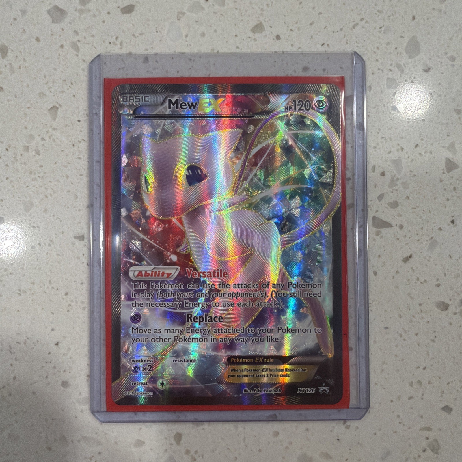Mew EX XY126 - XY Black Star Promo Full Art Pokemon TCG - NM LP