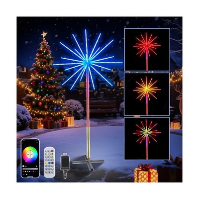 Fireworks Led Lights Outdoor, 12 FT 352 LED Firework Lights Smart Color Chang...