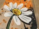 Original Abstract Daisy Flower Painting 14x11 canvas Modern Wall Art Home Decor — photo 6