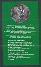 Holy card de San Juan de la Cruz image pieuse santino estampa