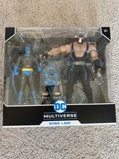 NIB DC MULTIVERSE BATMAN vs BANE KNIGHTFALL 2  PACK McFARLANE SEALED