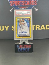 2024 BOWMAN DRAFT CHROME 1ST RC PROSPECT AUTO #CPATY TREY YESAVAGE /75 PSA 10