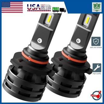9005 HB3 LED HIGH LOW BEAM HEADLIGHT KIT 24000LM BULBS 6500K WHITE CANBUS M2 USA