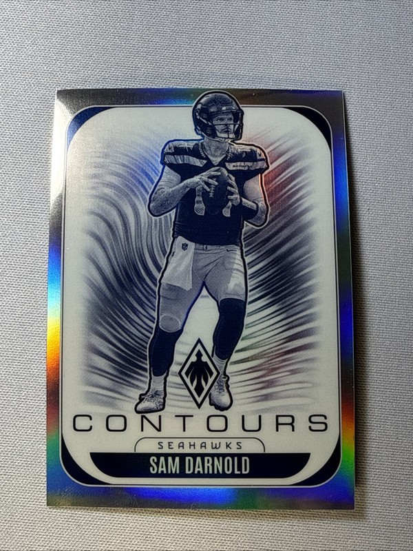 2025 phoenix football silver sam darnold contours #29