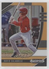 2020 Panini Prizm Draft Picks Neon Orange 34/50 David Calabrese #PDP82 0zg6