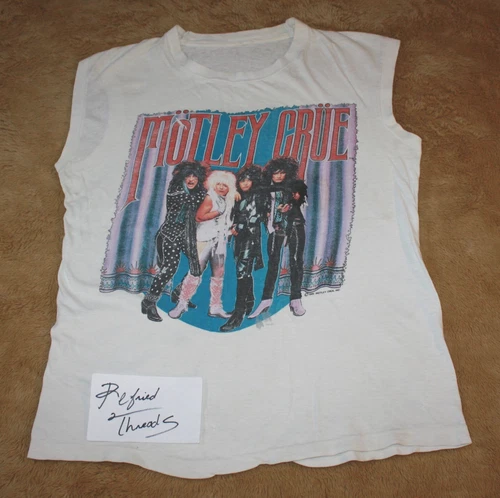 Og Motley Crue Theaters of Pain Concert Tour Shirt 1980s vintage concert t-shirt, vintage, size S, single stitch, B+ condition