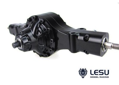 US Stock LESU 1/14 for Tamiya RC Truck Car Q-9024 Metal Rear Axle for DIY Parts