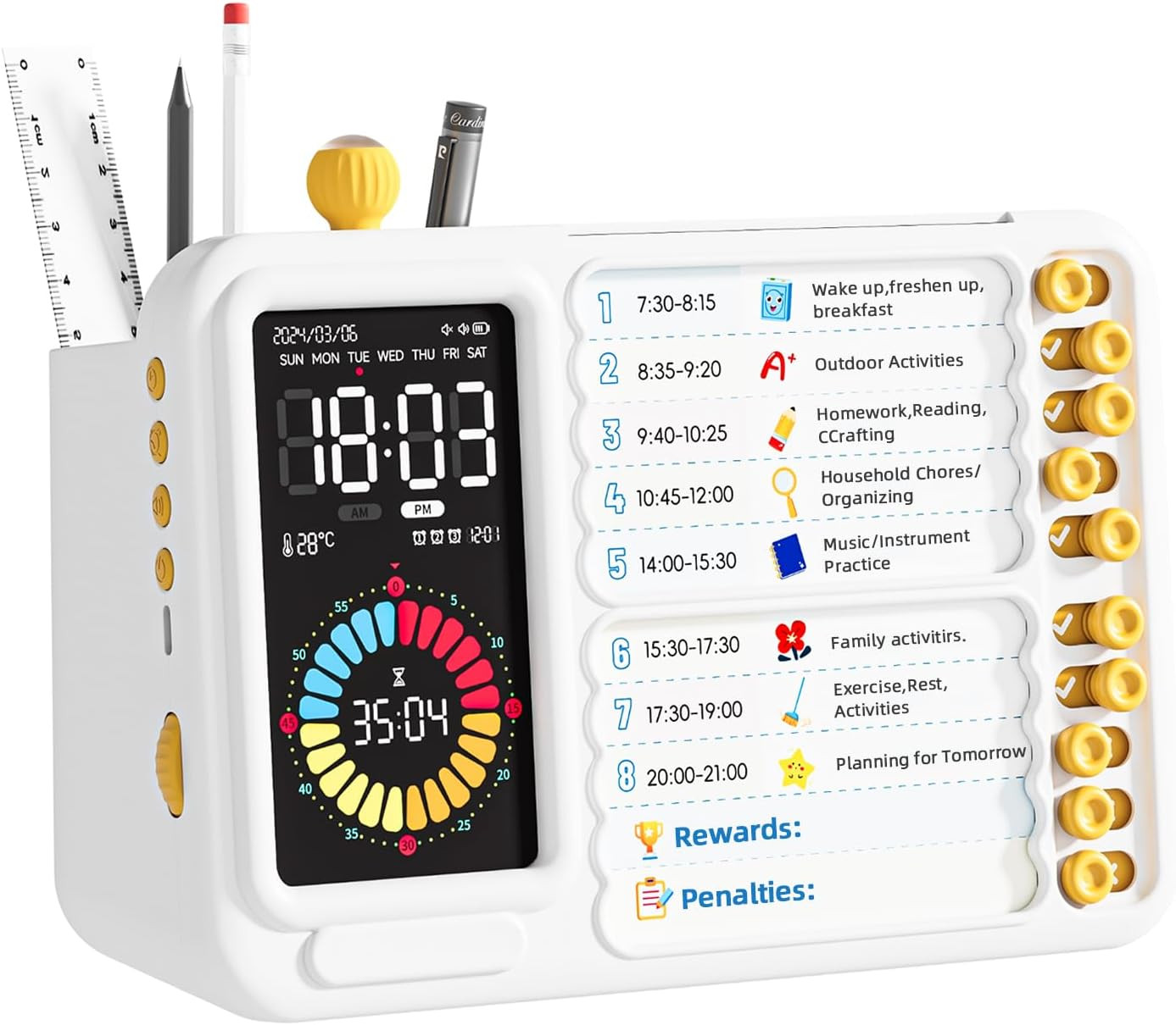 Timer Digitale LED Semp: Gestione del Tempo Visiva per Scuola e Lavoro