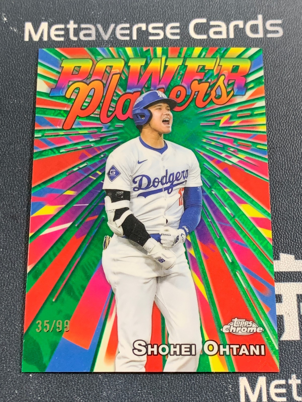 Shohei Ohtani 2025 Topps Chrome #PP-25 Power Players - Green