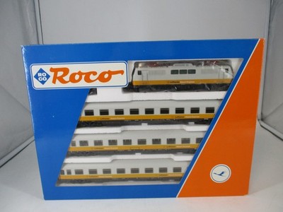 Roco Spur H0 43047 Lufthansa Airport Express Zugset DC Analog in OVP