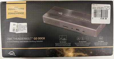 NEW OWC Thunderbolt Go Dock, 11 Ports Built in Power Supply
