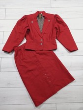 Vintage suit H. Gschwandner Ennstaler Trachtenstube Gr bming Jacket Skirt Wool S