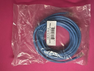 Cat 6 Assembly Patch Cord 15ft Blue (5)