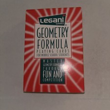 Legani Games Geometry Formula Playing Cards Middle School Educational