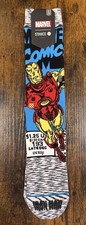 Stance Iron Man Men's Crew Socks Multicolor Comic Graphic Size L 9-12