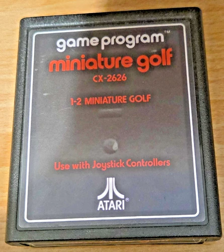 Atari 2600 Miniature Golf (Used, Tested & Works)