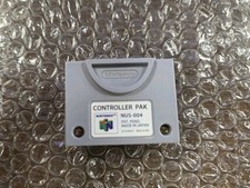 N64 Controller Pak NUS-004 OEM Official Nintendo 64 Memory Card - Tested  Works