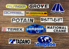 StickerS Palfinger Gorbel Potain Grove Terex Tadano Morrow Lampson Broderson — photo 1