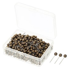 Push Pins, 500 Pack Round Head Map Tacks Thumb Steel Point for World Maps Cor...