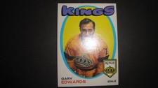 1971-72 OPC O-PEE-CHEE GARY EDWARDS ROOKIE CARD #155 HOF. rookie card picture