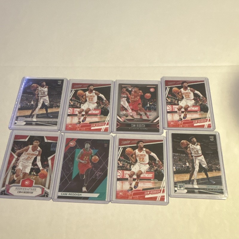 Panini 2019-20 8-Card Rookie Lot Cam Reddish Atlanta Hawks Donruss Prestige
