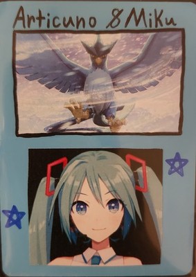 Hatsune Miku Custom Pokemon Card Fan Art - Miku Expo 2026 Anime Display OAK