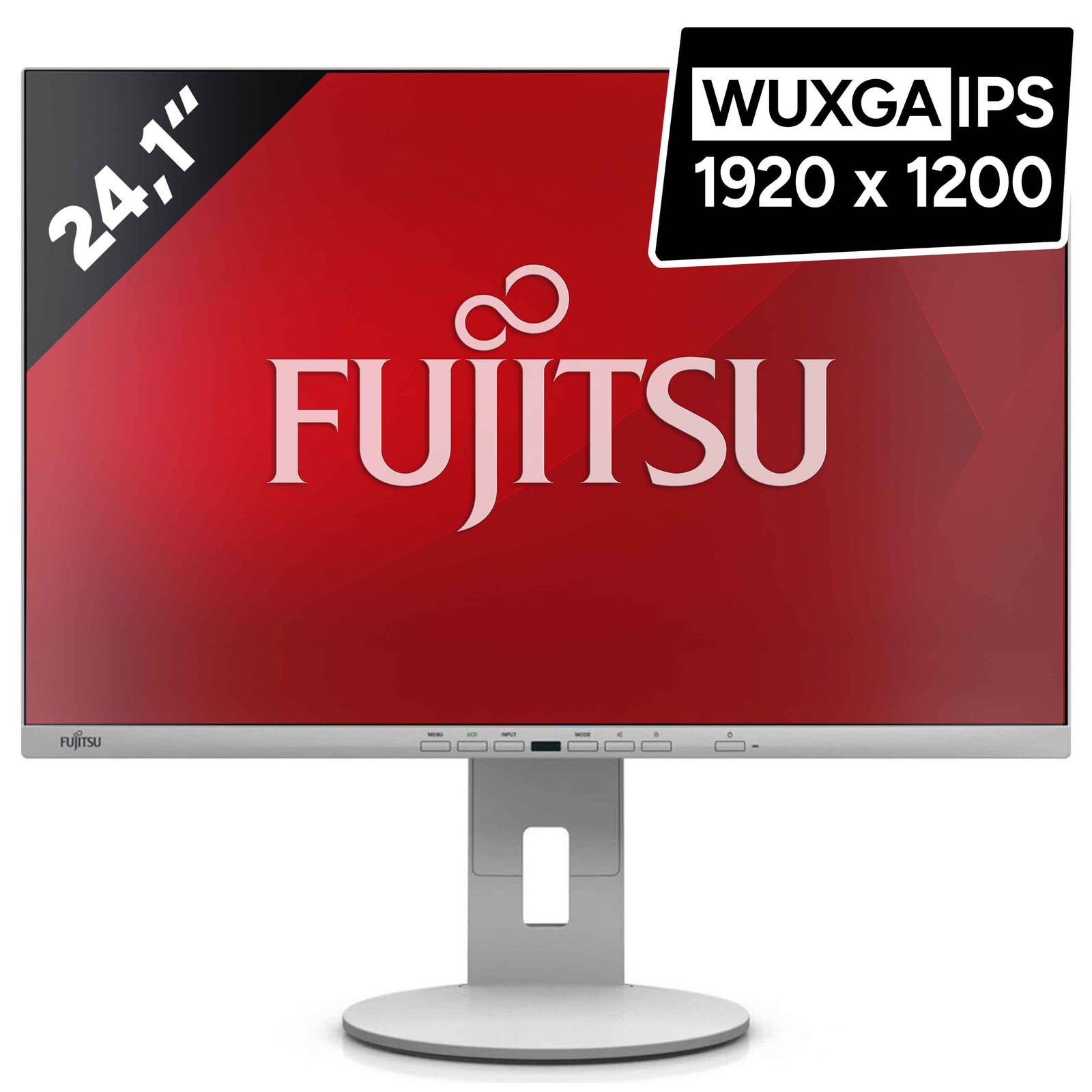 Fujitsu Display B2410 24,1 Zoll Monitor 1920x1200 WUXGA IPS 5ms Schwarz