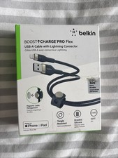 Image of Belkin 3M Lightning MFI Certified Charger Silicone Cable for iPhone 14 13 12 SE