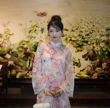 Set Traditional Vietnamese Double Layers Luxury Ao Dai - B   o d i thi  t k  
