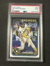 2024 Topps Jackson Chourio SP Rookie 698 PSA 9
